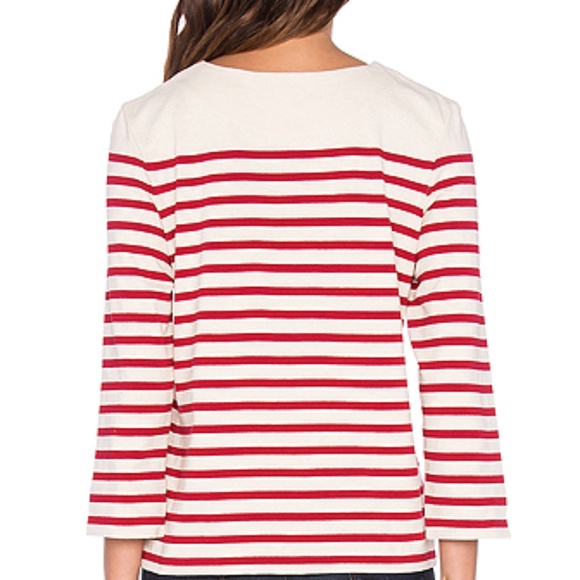 Marc By Marc Jacobs Patched Breton Stripe Top - Picture 6 of 12